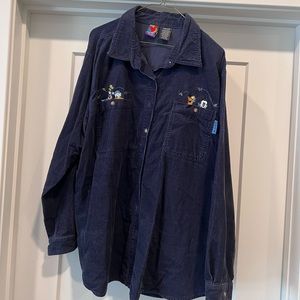 Vintage Disney Mickey Corduroy Top